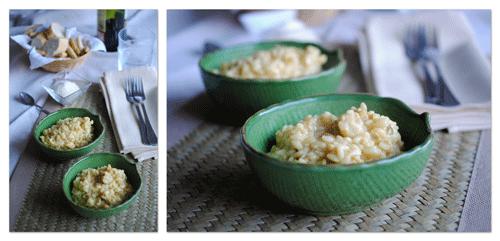 Risotto de bacalao