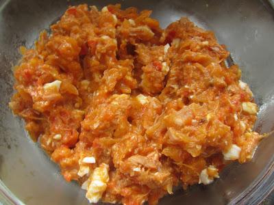 Barquitas de calabacín y atún