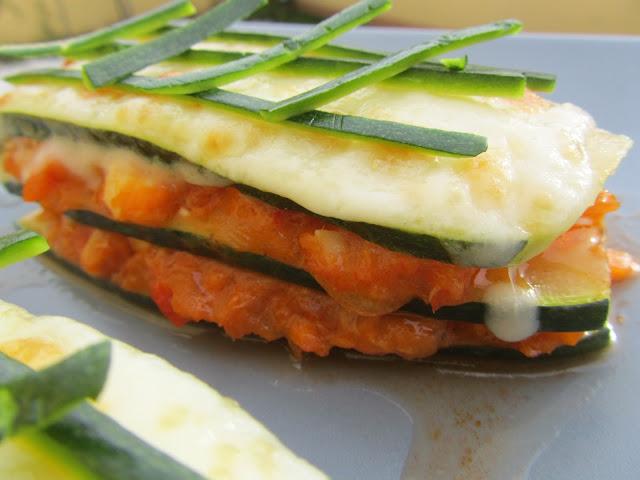 Barquitas de calabacín y atún