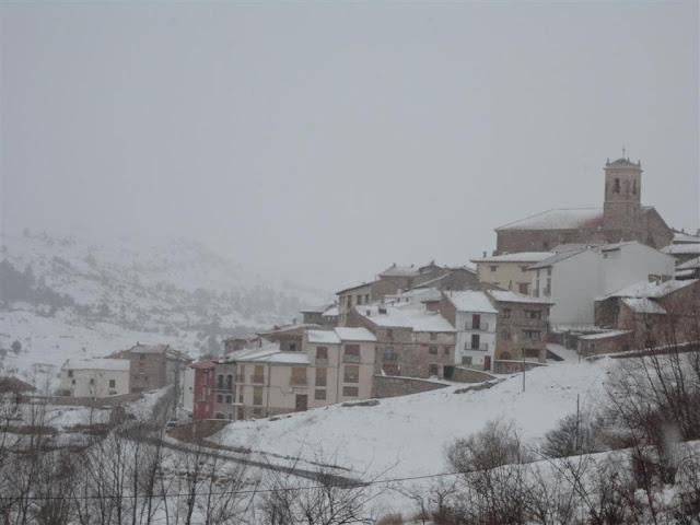 Nieve a montón.
