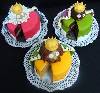 Mini tartas de los Reyes Magos