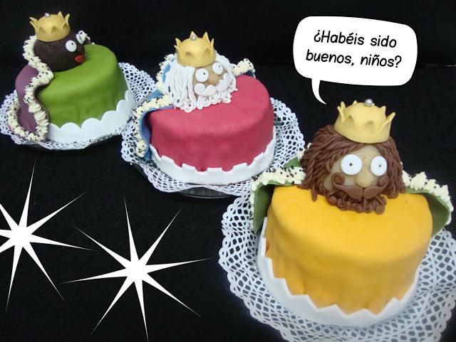 Mini tartas de los Reyes Magos