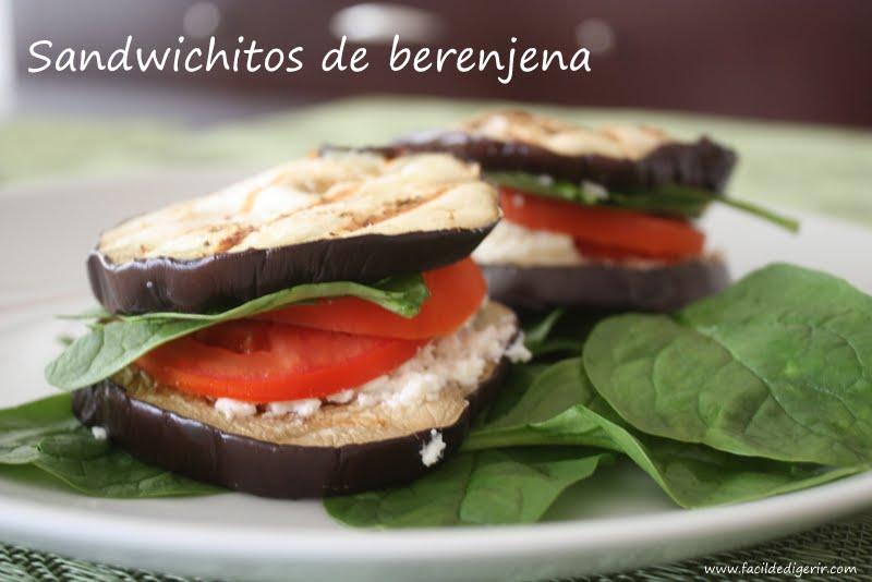 Sandwichitos de berenjena