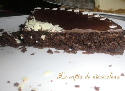 Tarta de chocolate estilo francés