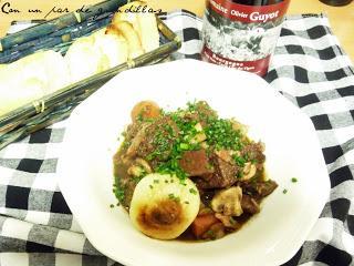 Buey a la borgoñona (Boeuf bourguignon)
