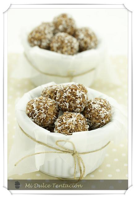 Trufas de Avena y Cacao