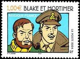 La rareza: una serie de sellos de Blake y Mortimer (belga, por...