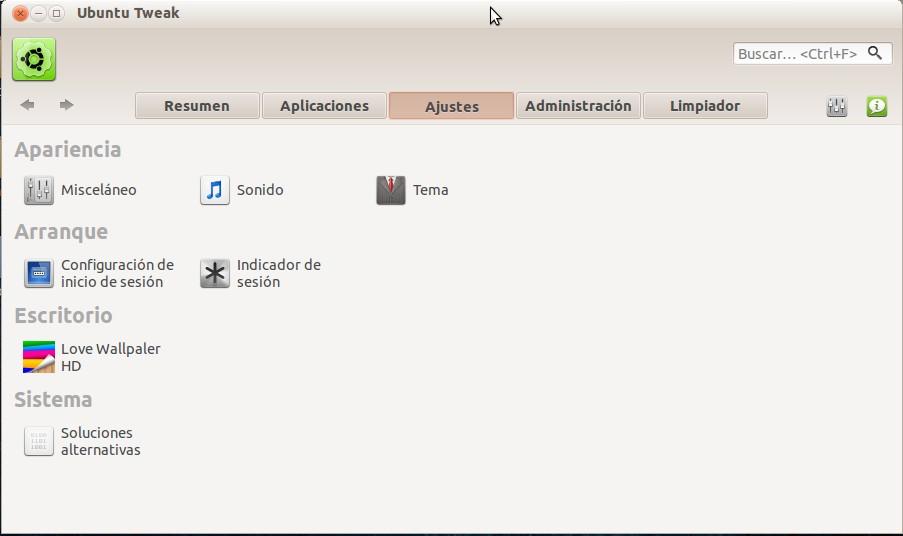 Ubuntu tweak