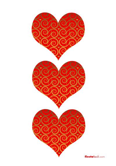 imprimibles corazones