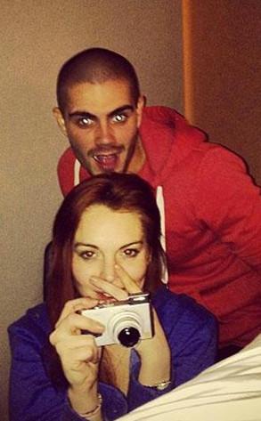 Max George rechaza a Lindsay Lohan…