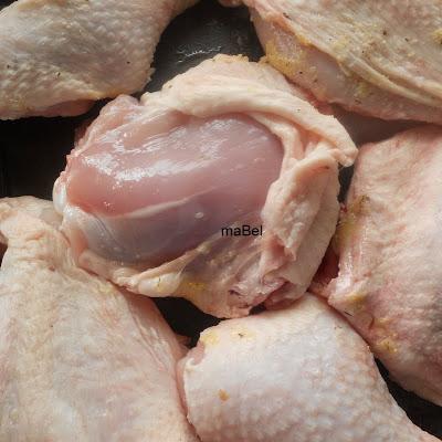 Pollo al limón y mostaza