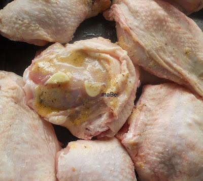 Pollo al limón y mostaza