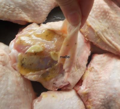 Pollo al limón y mostaza