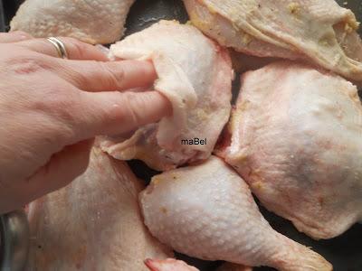 Pollo al limón y mostaza