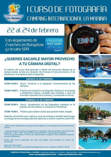 Elche / Elx: I Curso de Fotografía en el Camping Internacional La Marina