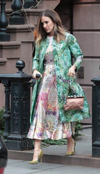 Sarah Jessica Parker, reina de la mezcla de estampados ♥