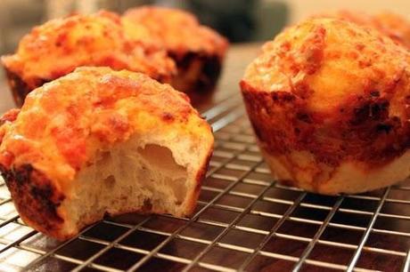 La receta del domingo: Muffins de Pizza!