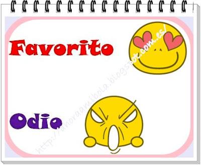 Favoritos / Odios 2012