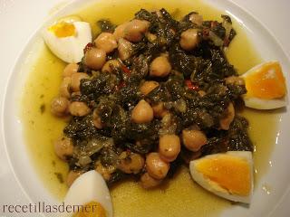 GARBANZOS CON ESPINACAS