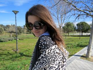 Black and white coat