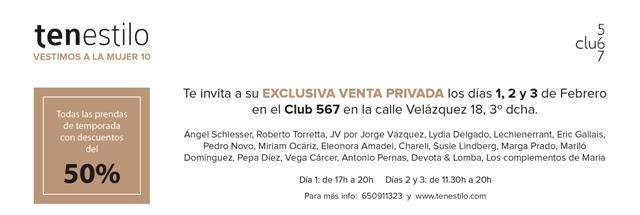 Venta Privada de TenEstilo en Madrid