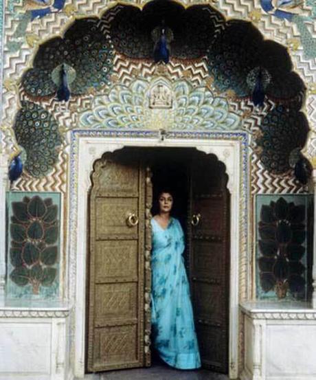 En su palacio de Jaipur