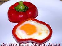 HUEVO FRITO EN PIMIENTO