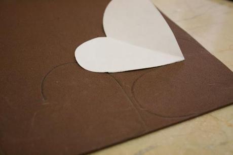 Adorno, de corazón, para la puerta