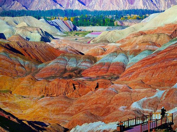 montñas de colores China