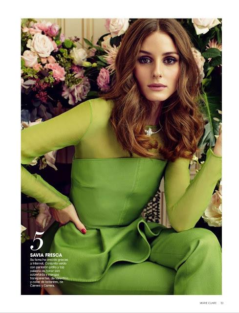 Olivia Palermo para Marie Claire España, Febrero 2013.