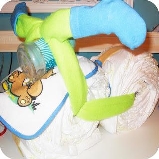 Como hacer una moto de pañales