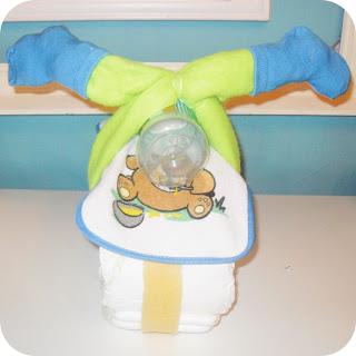 Como hacer una moto de pañales