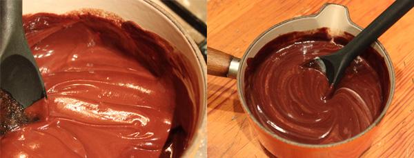 derrite el chocolate y la mantequilla