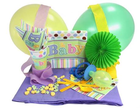menaje para un baby shower