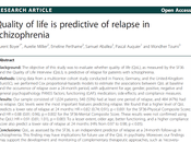 calidad vida predictiva recaída esquizofrenia Boyer col.