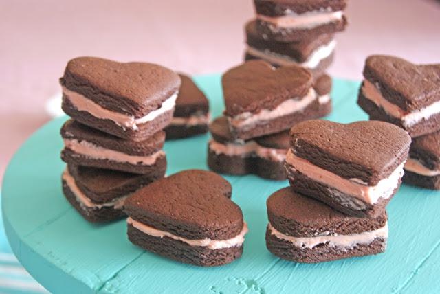 Galletas de chocolate (o un bonito regalo de San Valentín)