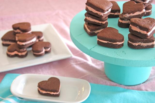 Galletas de chocolate (o un bonito regalo de San Valentín)