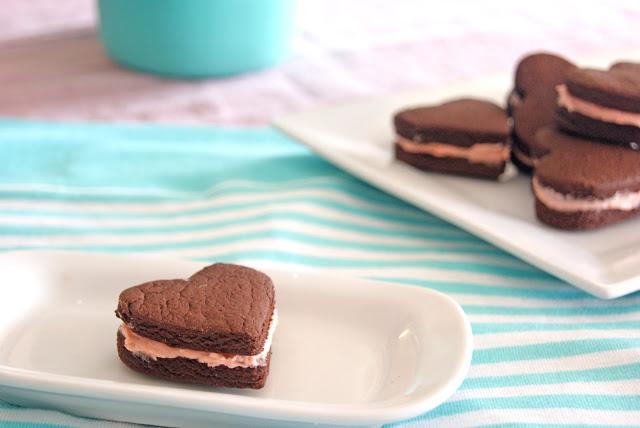 Galletas de chocolate (o un bonito regalo de San Valentín)