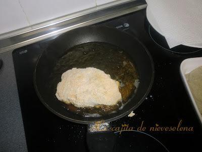 Cinta de lomo a la bechamel de champiñones
