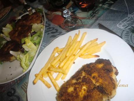 Cinta de lomo a la bechamel de champiñones
