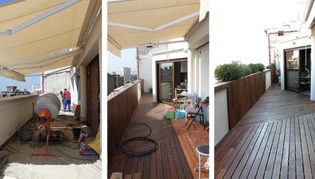 obra 03 Diseño moderno de jardín en ático