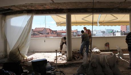 obra 01 Diseño moderno de jardín en ático