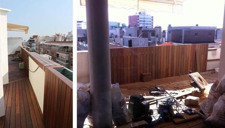 obra 02 Diseño moderno de jardín en ático