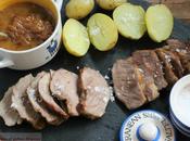 Presa ibérica salsa cebolla vermut