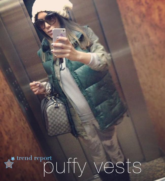 trend report... puffy vests