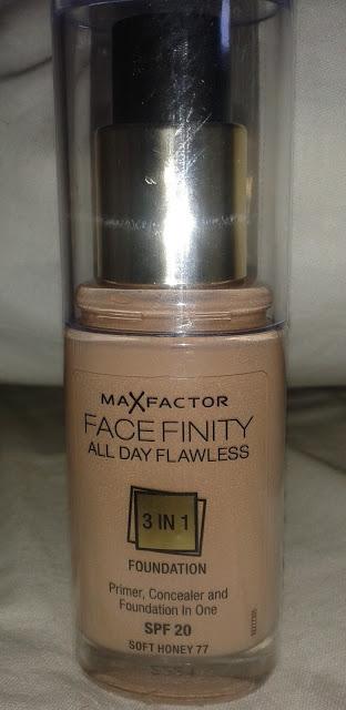 BASE DE MAQUILLAJE FACE FINITY 3 EN 1 MAX FACTOR