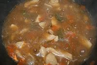 Wok de pollo con salsa de soja