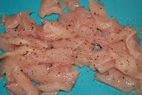 Wok de pollo con salsa de soja