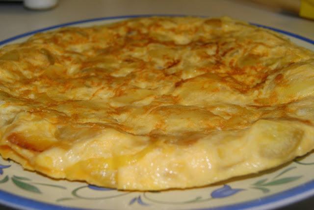 Tortilla de patata vegetariana