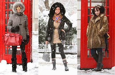 MODA SOBRE LA NIEVE MODA SOBRE LA NIEVE